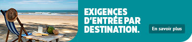 Exigences d'entrée par destination. - En savoir plus